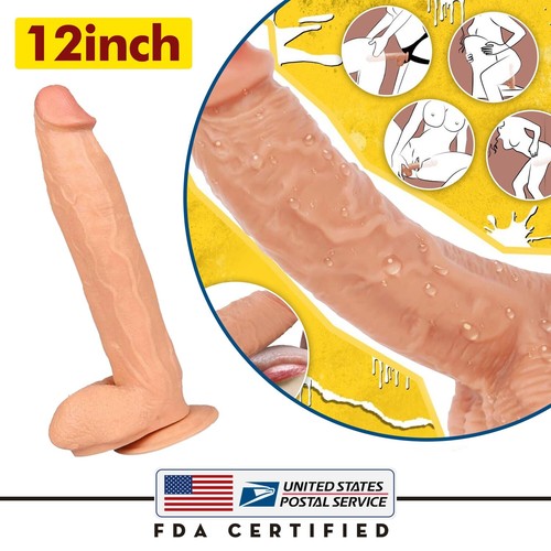 30cm silicone realistic - silicone, huge