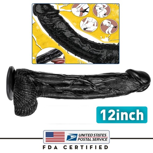Inch huge realistic dildo - inch,