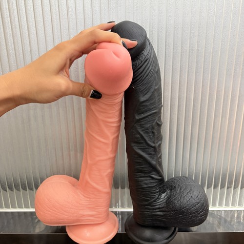 30cm soft realistic dildo - realistic, sex
